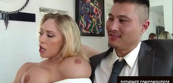  Swinger Wife Fallon West and a Guy Banging in Front of Their Spouses